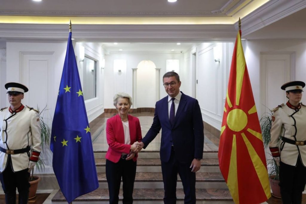 Урсула фон дер Лаен наредната недела во Скопје