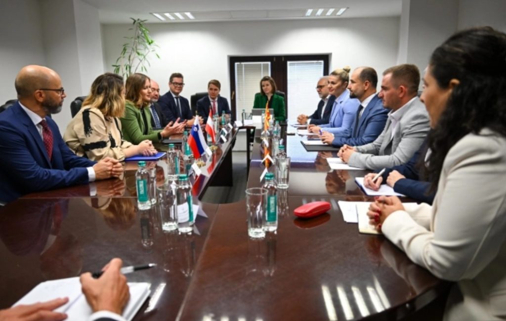 Средба на Муртезани со Плаколм и Грашиќ, поддршка за европската иднина од Австрија и од Словенија