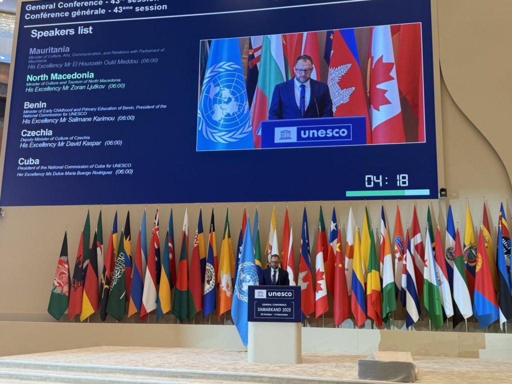 Министерот Љутков: Македонија останува посветен партнер во остварувањето на мисијата на УНЕСКО