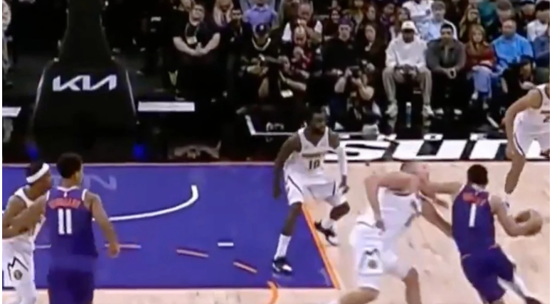 Нов скандал во НБА: Јокиќ „доби“ брутален удар со лакт во брадата, судиите останаа неми (ВИДЕО)