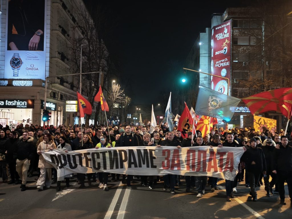 Мицкоски: Понудата за минимална плата е на маса, нека се одважи УПОЗ да ја потпише