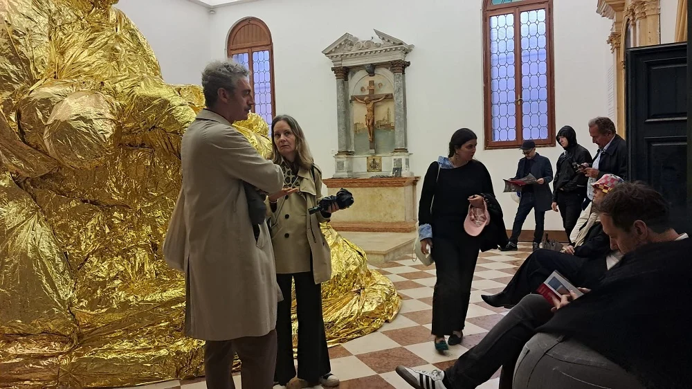 (Фото) Голем интерес за проeктот на Велимир Жерновски во Венеција, денеска се отвора Македонскиот национален павилјон