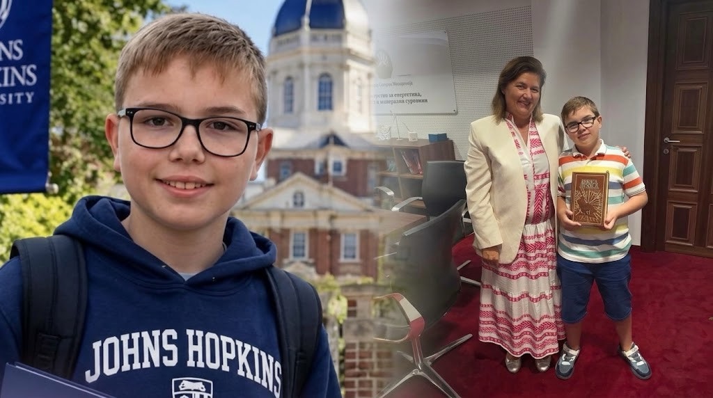 Министерката Божиновска му помогна на Македон да стигне до Johns Hopkins CTY: „Ви благодариме, Сања, што покажавте дека зад функцијата стои човек со срце“