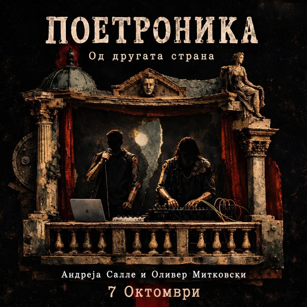 „Од другата страна“ -Поетроника во живо на реновираната тераса на МНТ